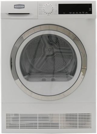 Marathon Deluxe 4.2 Cu. Ft. White Front Load Ventless Electric Dryer 