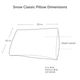 Protect-A-Bed® Therm-A-Sleep® White Snow Classic Queen Pillow-5