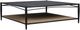 Four Hands Thalen Natural Agel/Rough Iron Coffee Table-0