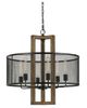 Cal® Lighting & Accessories Monza Wood Chandelier-0