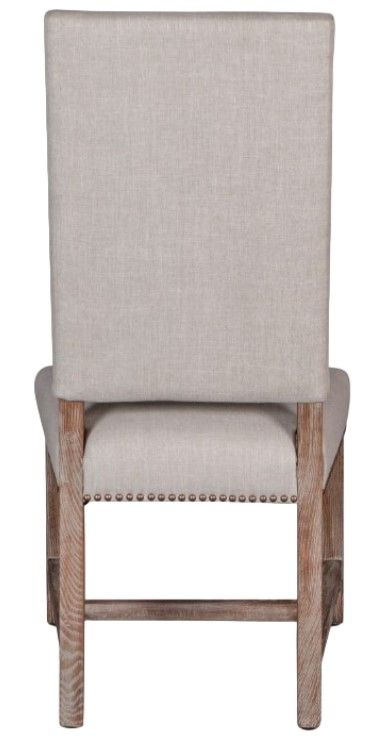 Home Trends & Design Darcy Greige/Natural Dining Side Chair -3