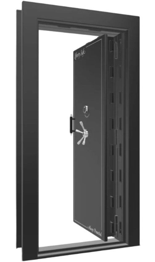 Liberty Safe Beast Black Gloss Out-Swing Right Hinge Electronic Vault Door-1