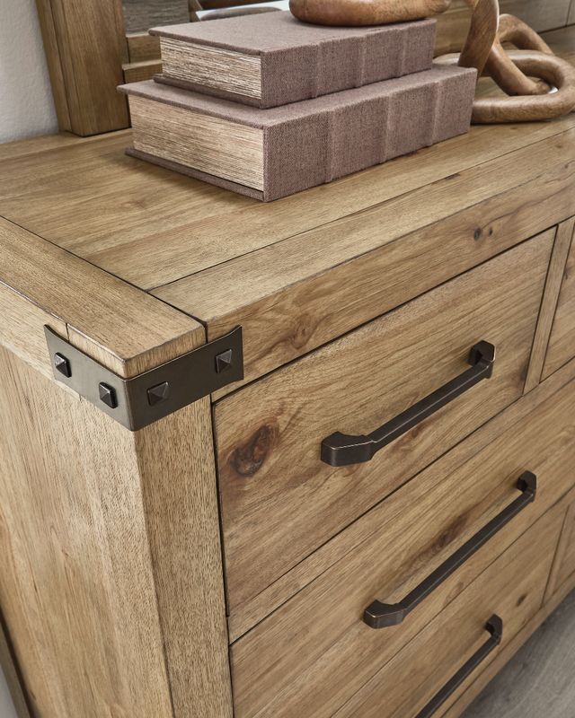Signature Design by Ashley® Ridgester Light Brown Dresser-4