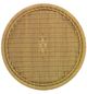 Century® Thomas O'Brien Mainland Brown Wicker Outdoor Side Table with Tempered Glass-1