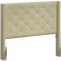 Rize Home Carrington Beige Queen Upholstered Headboard