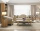 Michael Amini® Villa Cherie Caramel/Chardonnay Matching Chair-1