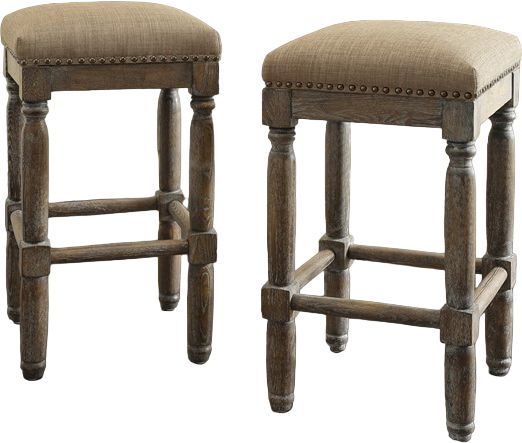 Olliix by Madison Park Sand Cirque Counter Stool Set of 2-0