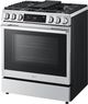LG 30" PrintProof® Stainless Steel InstaView® Slide-In Gas Range-4