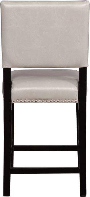 Linon Brook Black/Dove Gray Counter Stool-1