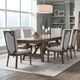 Liberty Furniture Carolina Park 7-Piece Amber Brown/Cream Trestle Dining Set-1