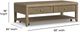Flexsteel® Reed Glass Top Rectangular Coffee Table with Driftwood Oak Base-4