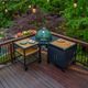 Big Green Egg Black Modular Nest Corner Unit For XLarge EGG-4