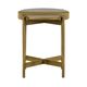 Armen Living Dua Antique Brass End Table-4