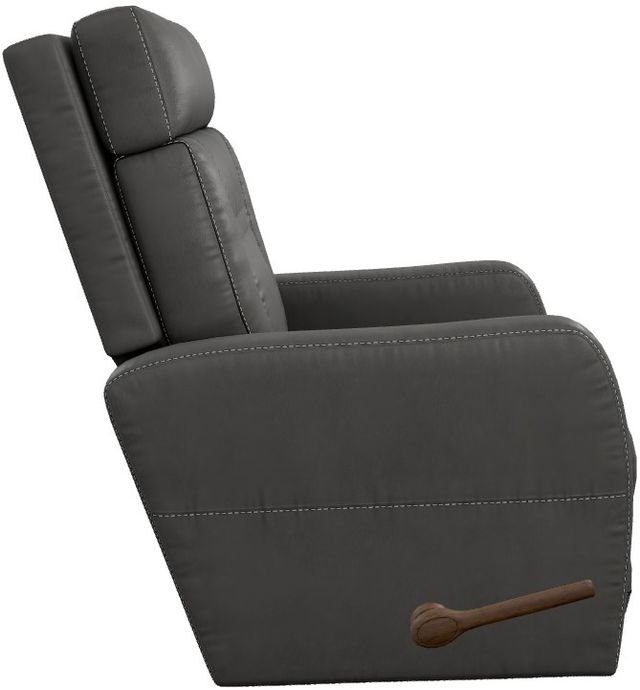La-Z-Boy® Lennon Charcoal Leather Manual Wall Recliner-2