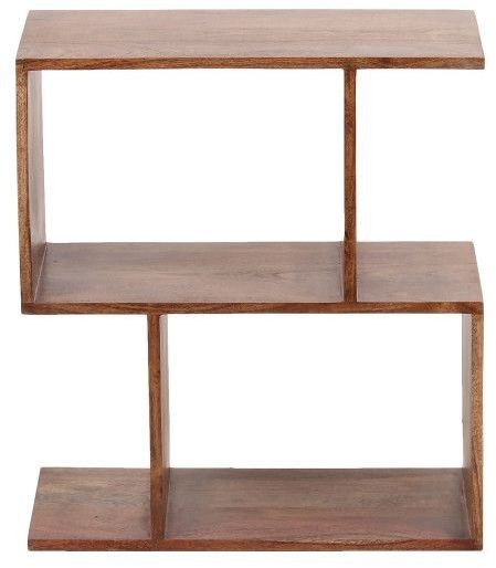 Porter International Designs Portola Walnut 2-Cube Bookcase-1