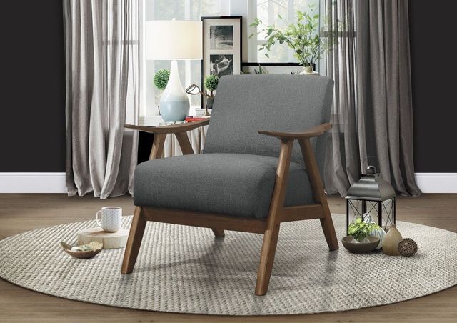 Mazin Furniture Damala Gray Accent Chair-3