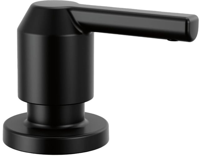 Delta Cordova™ Matte Black Metal Soap Dispenser-0