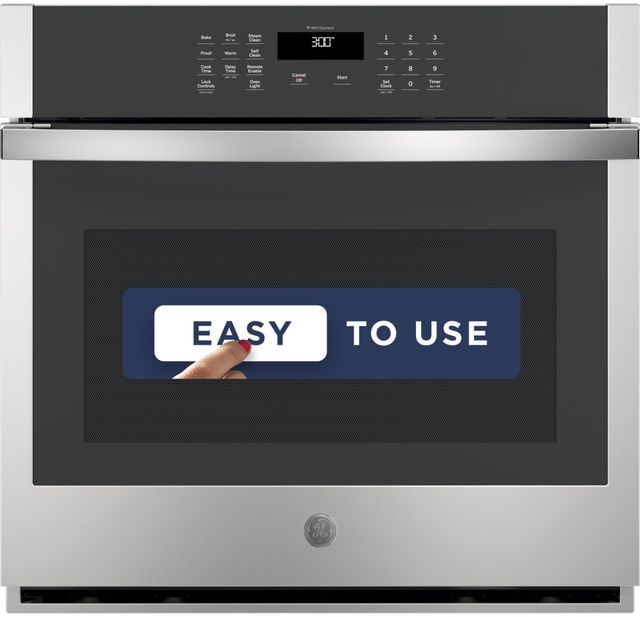 GE® 30" Stainless Steel Single Electric Wall Oven-1