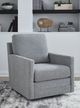 Signature Design by Ashley® Freybourne Pewter Swivel Accent Chair-3