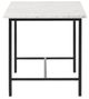 EQ3 Kendall 54'' Dining Table with Marble Top-3