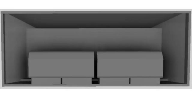 Vent-A-Hood® 60" Gunsmoke Euro-Style Wall Mounted Range Hood-2