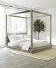 Modus Furniture Melbourne Mineral Queen Canopy Bed-1