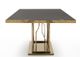 VIG Furniture Modrest Black/Rosegold Dining Table-0