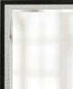 Stylecraft Black/Chrome/Silver Wall Mirror-1