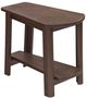 C R Plastic Generation Line Chocolate Addy Side Table-0