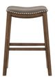 Mazin Furniture Gray 29" Upholstered Pub Height Stool-0