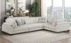 Homelegance® Tinley 4-Piece Beige Modular Sectional and Chaise-1