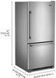 Maytag® 30" 18.7 Cu. Ft. Fingerprint Resistant Stainless Steel Bottom Freezer Refrigerator-2