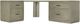 Hooker® Furniture Linville Falls Mink Corner Combo Desk with Lateral and Small File-1