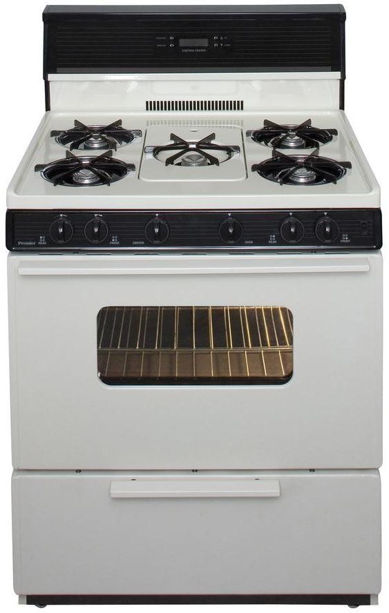 Premier 30" Biscuit Freestanding Gas Range-0