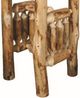 Best Craft Furniture WRP1 White Cedar Top Pub Table with Rustic Red Pine Legs-2