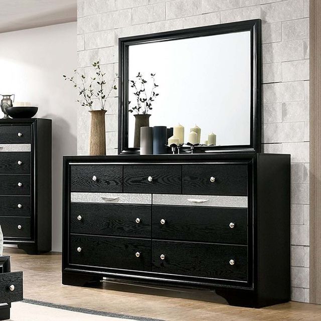 Furniture of America® Chrissy Black Dresser-1