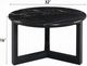 ACME Furniture Dara Marble Top 32" Coffee Table with Black Base-3