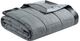 Olliix by Madison Park Cambria Charcoal Twin Premium Oversize Down Alternative Blanket with 3M Scotchgard-0