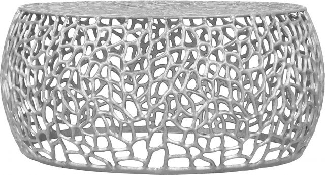 Meridian Furniture Palladium Coffee Table - Silver