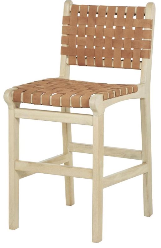 Deco Marche Light Brown Bar Stool-1