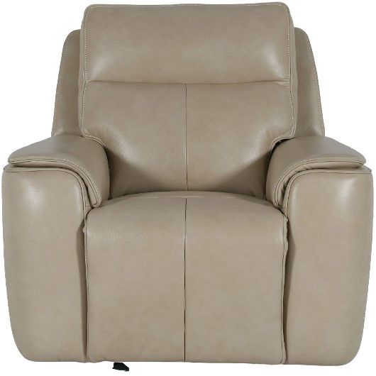 Bassett® Furniture Club Level Manteo Diamond Leather Power Glider Recliner -1