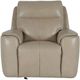 Bassett® Furniture Club Level Manteo Diamond Leather Power Glider Recliner -1