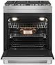JennAir® 30" Stainless Steel Slide-In Dual Fuel Range-3