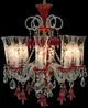 Michael Amini® Winter Palace Clear/Red 8 Light Chandelier-0