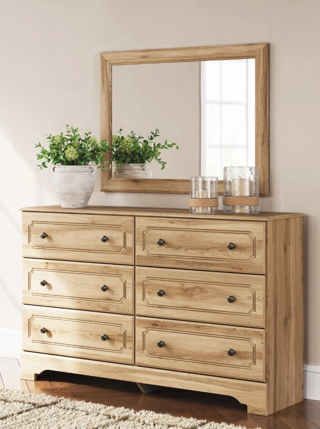 Signature Design by Ashley® Galletyn Warm Brown Dresser and Mirror-4
