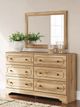 Signature Design by Ashley® Galletyn Warm Brown Dresser and Mirror-4