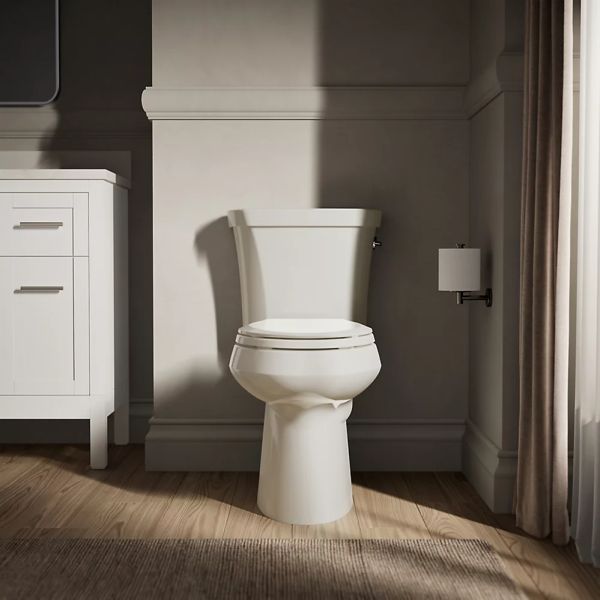 KOHLER® Wellworth® Biscuit Right-Hand Trip Toilet Tank, Dual-Flush-3