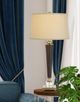 Cal® Lighting & Accessories Sebree Leathrette Table Lamp-1