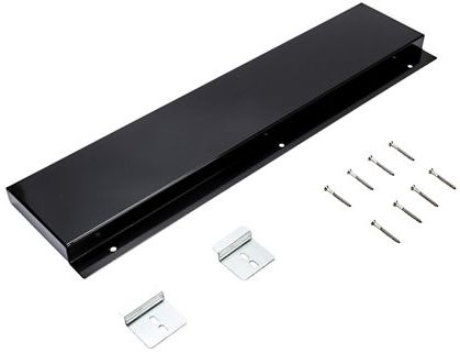 Whirlpool® 6" Black Slide-in Range Backsplash-1