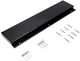 Whirlpool® 6" Black Slide-in Range Backsplash-1